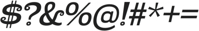 Jillsville SemiBold Italic otf (600) Font OTHER CHARS