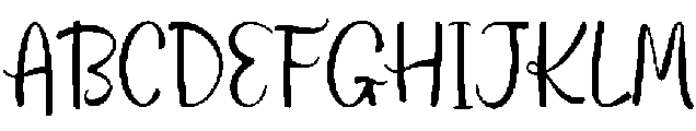 Jinggle Belle Regular otf (400) Font UPPERCASE