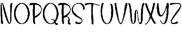 Jinggle Belle Regular otf (400) Font UPPERCASE