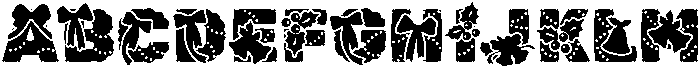 Jingle Bells Regular otf (400) Font UPPERCASE
