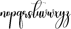 Jingle Regular otf (400) Font LOWERCASE