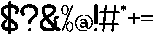 Jinglehart otf (400) Font OTHER CHARS