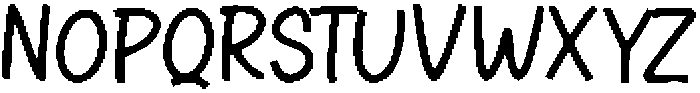 Jiqo ttf (400) Font LOWERCASE