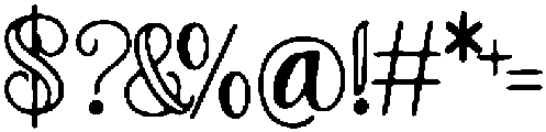 Jiruda ttf (400) Font OTHER CHARS