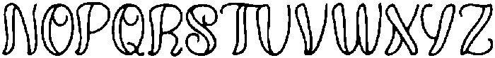 Jiruda ttf (400) Font UPPERCASE