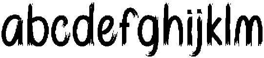 Jittery Regular otf (400) FONT