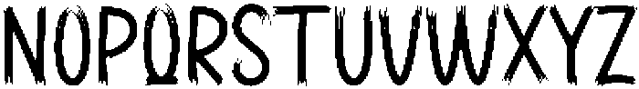 Jittery Regular ttf (400) Font UPPERCASE