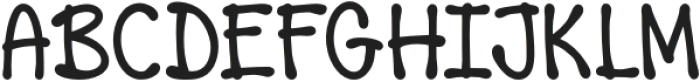 Jivora Regular otf (400) Font UPPERCASE