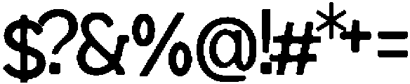Jize ttf (400) Font OTHER CHARS