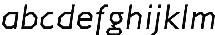 Jillican Regular Italic Font LOWERCASE