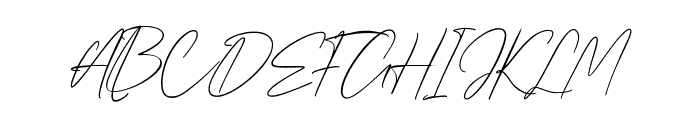 Jifstone Signature Free Regular Font UPPERCASE