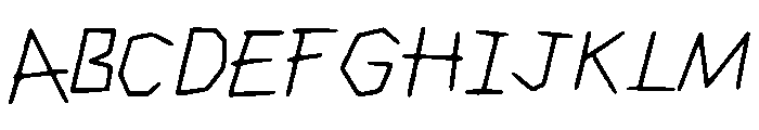 JigglyDUO Font UPPERCASE