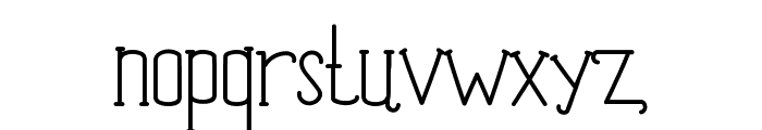Jim Alistair Demo Serif Font LOWERCASE