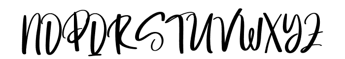 Jim Signature Font UPPERCASE