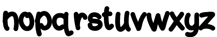 JimmysBold Font LOWERCASE