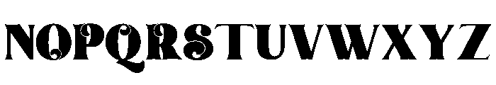 Jingle Bell Font UPPERCASE