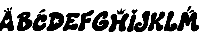 Jingle Mochi Italic Demo Italic Font UPPERCASE