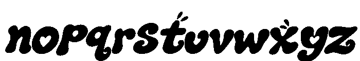 Jingle Mochi Italic Demo Italic Font LOWERCASE