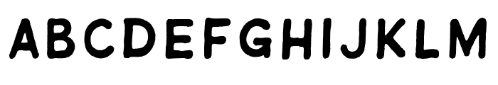 Jitter Bug Font UPPERCASE