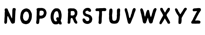 Jitter Bug Font LOWERCASE