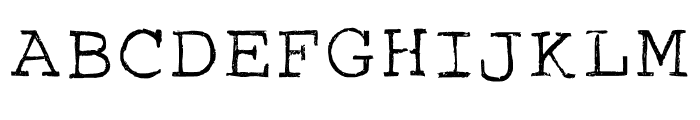 Jitter Creeps Regular Font UPPERCASE