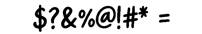 Jivo Mazelly Personal Use Only Font OTHER CHARS