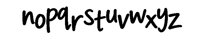 Jivo Mazelly Personal Use Only Font LOWERCASE