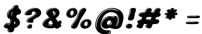Jigglepop-BoldItalic Font OTHER CHARS
