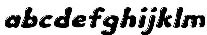 Jigglepop-BoldItalic Font LOWERCASE