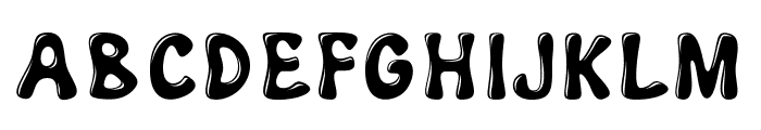 Jigglepop Font UPPERCASE