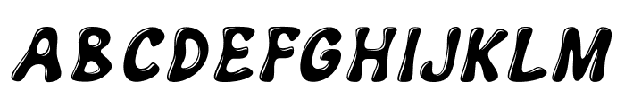 JigglepopItalic Font UPPERCASE