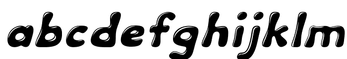 JigglepopItalic Font LOWERCASE