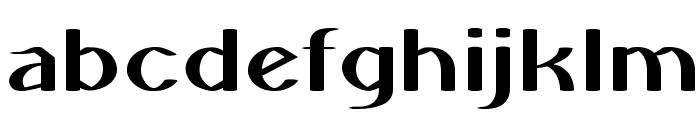 Jitter-ExpandedBold Font LOWERCASE