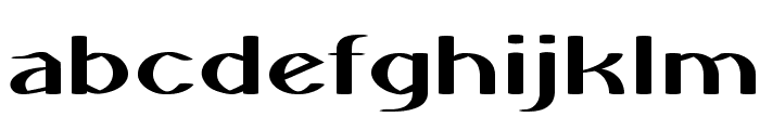 Jitter-ExtraexpandedBold Font LOWERCASE