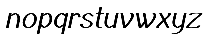 Jitter-Italic Font LOWERCASE