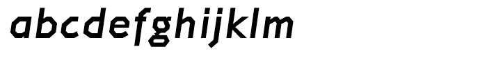 Jillican Heavy Italic Font LOWERCASE