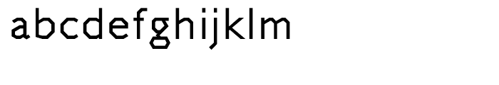 Jillican Regular Font LOWERCASE