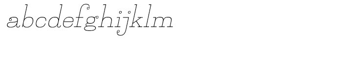 Jillsville Regular Italic Font LOWERCASE