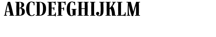 Jimbo Condensed Font UPPERCASE