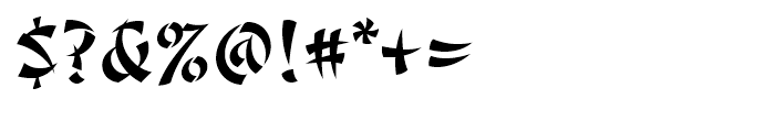 Jing Jing Regular Font OTHER CHARS