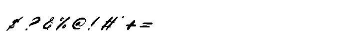 Jichelo Rosela Italic Italic Font OTHER CHARS