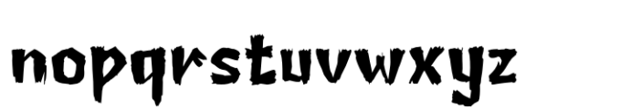 Jifer Bogy Regular Font LOWERCASE