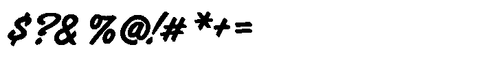 Jiffy Casual SW Font OTHER CHARS