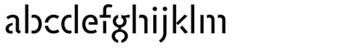Jigsaw Stencil Regular Font LOWERCASE