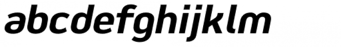 Jiho Bold Italic Font LOWERCASE