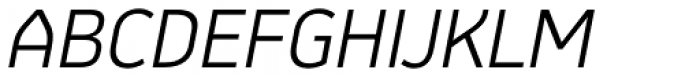 Jiho Light Italic Font UPPERCASE