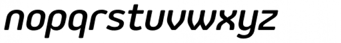 Jiho Soft Medium Italic Font LOWERCASE
