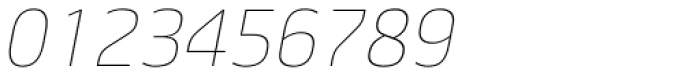 Jiho Soft Thin Italic Font OTHER CHARS