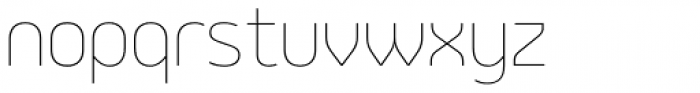 Jiho Thin Font LOWERCASE