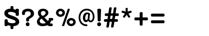 Jill Type Extra Bold Font OTHER CHARS